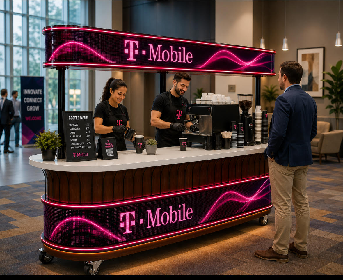 10-Foot LED Cart — 8-Foot High — Rental